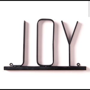 Magnolia Home Metal JOY Sign